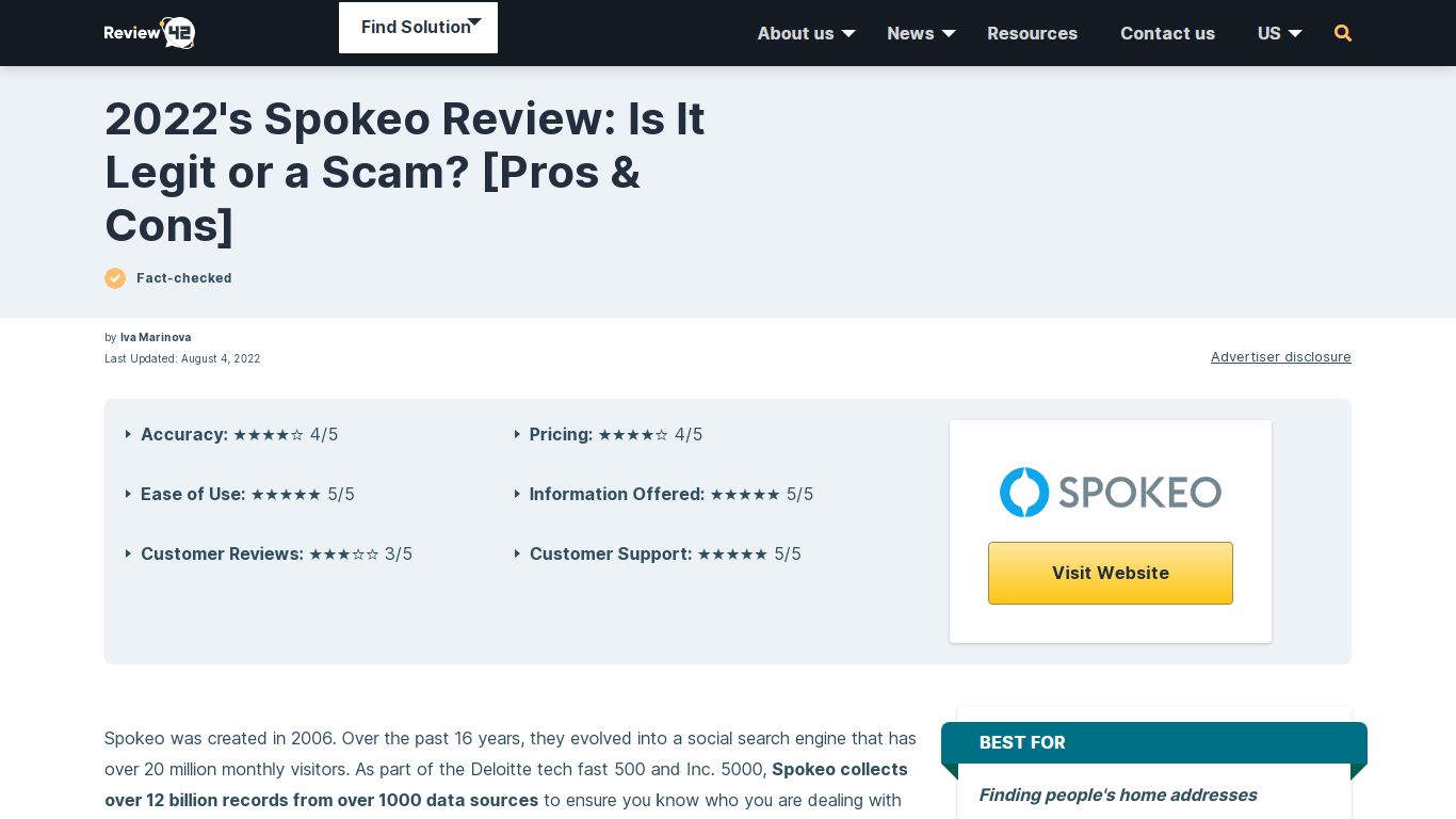 2022's Spokeo Review: Is It Legit or a Scam? [Pros & Cons]